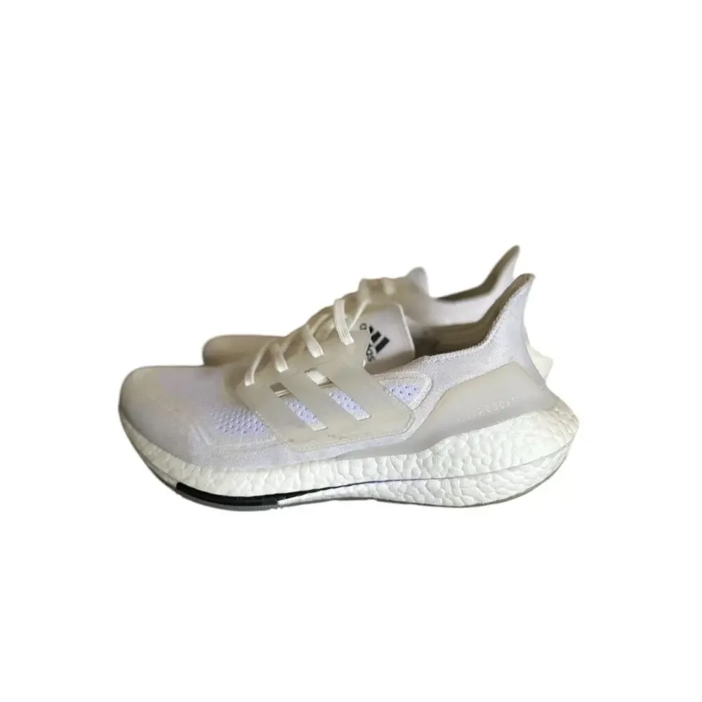 Adidas Ultraboost 21  Primeblue Cloud White Running Shoes – Excellent Condition - Picture 2 of 4